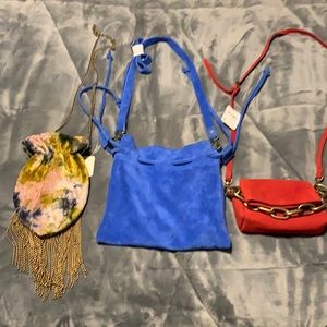 Set of three free people bags